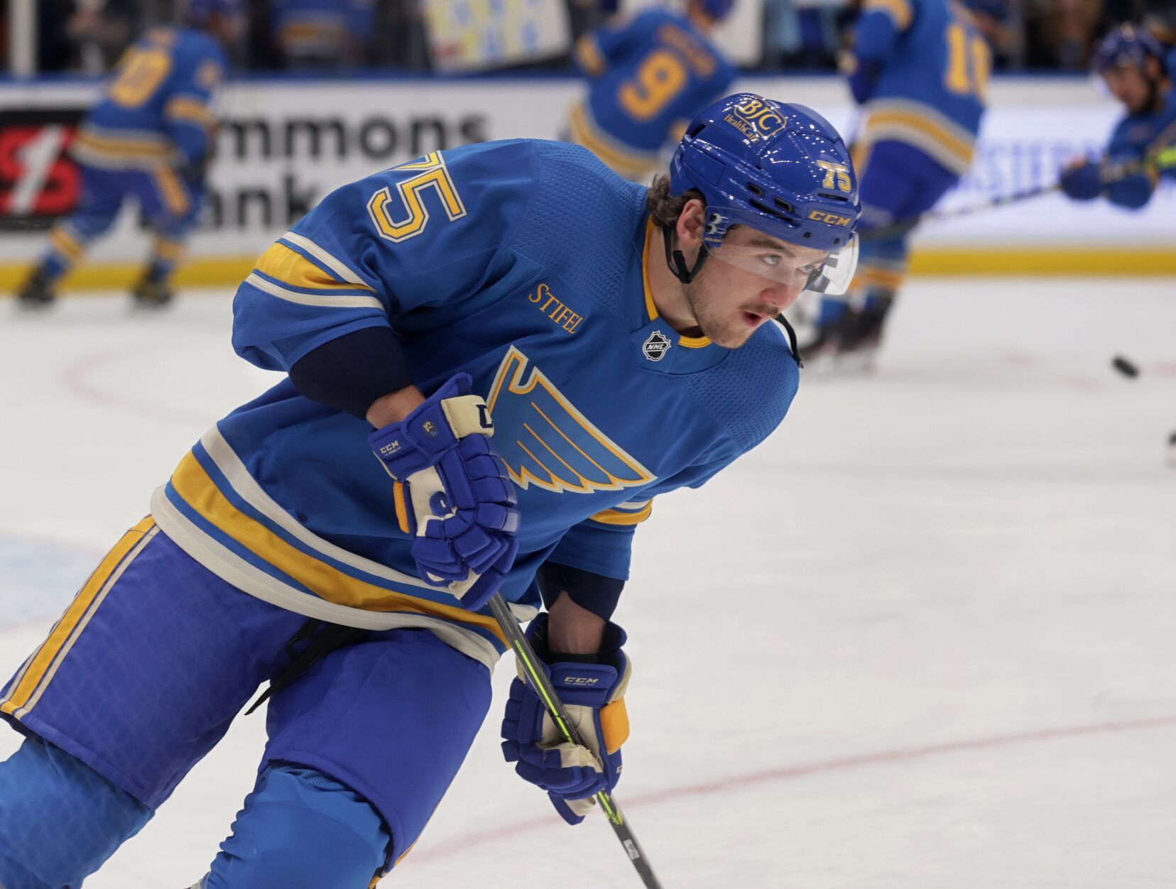 Blues 6, Ducks 2